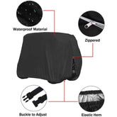 Lesmart Waterproof Golf Cart Covers, for EZ GO Yamaha Golf Carts